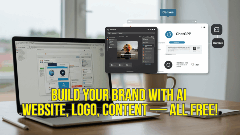 Free Tools to Create a Website, Logo, and Content — All with AI