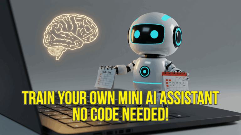 How to Train Your Own Mini AI Assistant for Daily Use