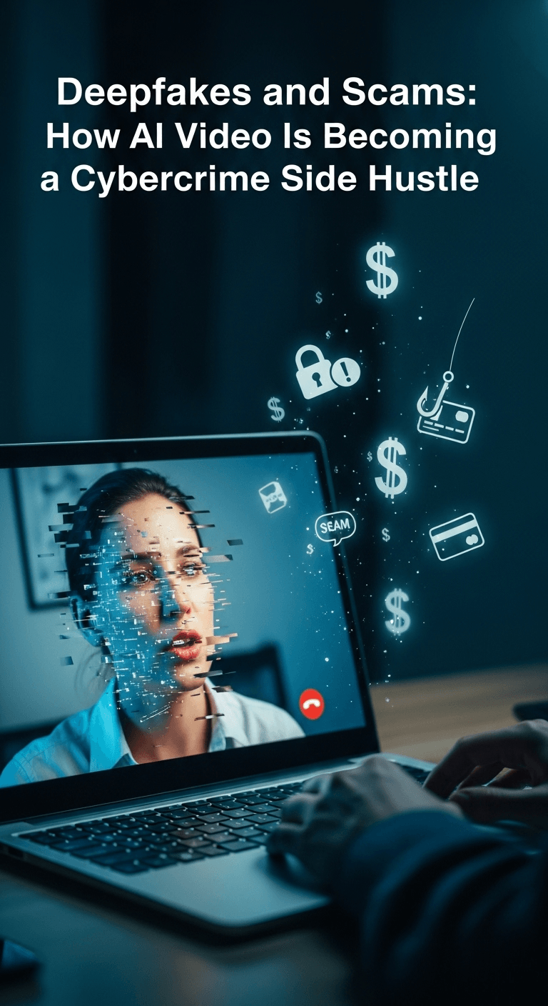 Deepfakes and Scams: How AI Video Is Becoming a Cybercrime Side Hustle
