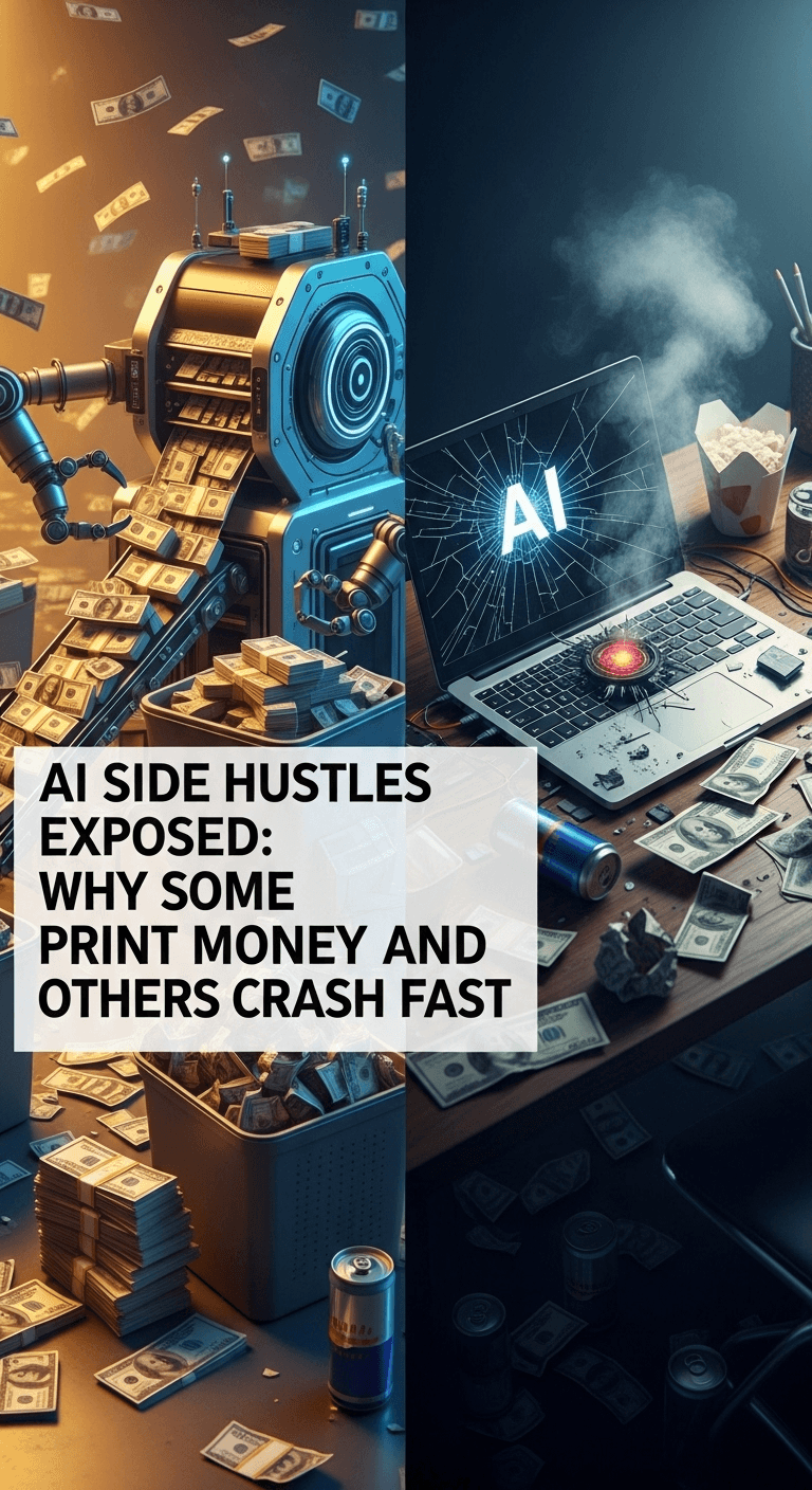 AI Side Hustles Exposed: Why Some Print Money and Others Crash Fast
