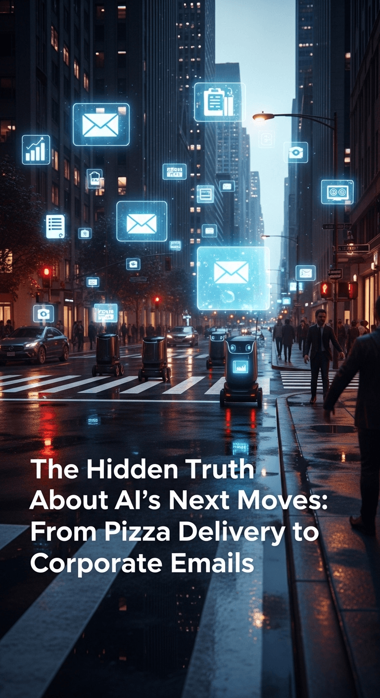 The Hidden Truth About AI’s Next Moves: From Pizza Delivery to Corporate Emails