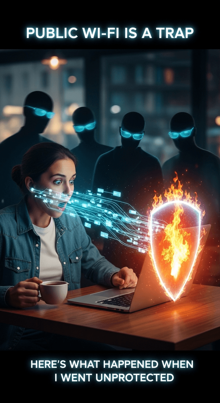 I Tried Using Public Wi-Fi Without a VPN—What Happened Next Terrified Me