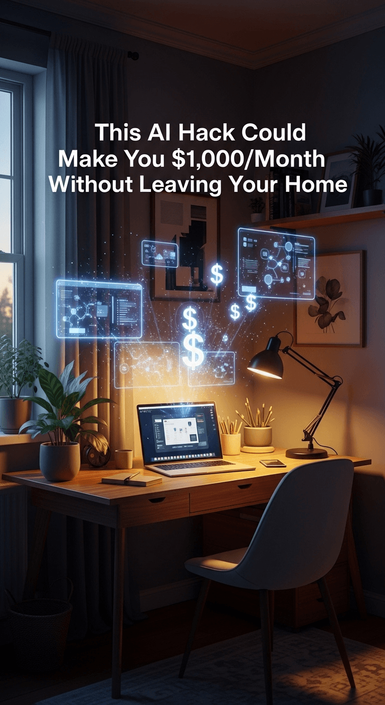 This AI Hack Could Make You $1,000/Month Without Leaving Your Home