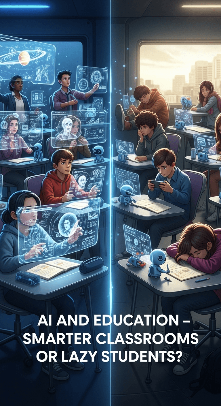AI and Education – Smarter Classrooms or Lazy Students?