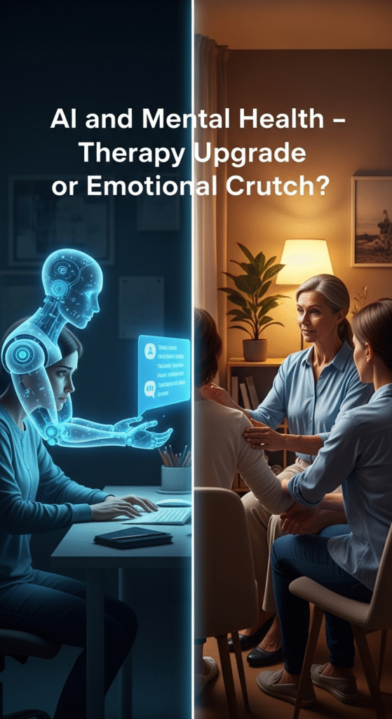 AI and Mental Health – Therapy Upgrade or Emotional Crutch?