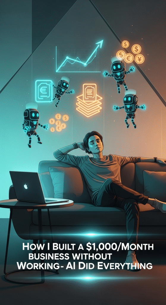 How I Built a $1,000/Month Business Without Working — AI Did Everything