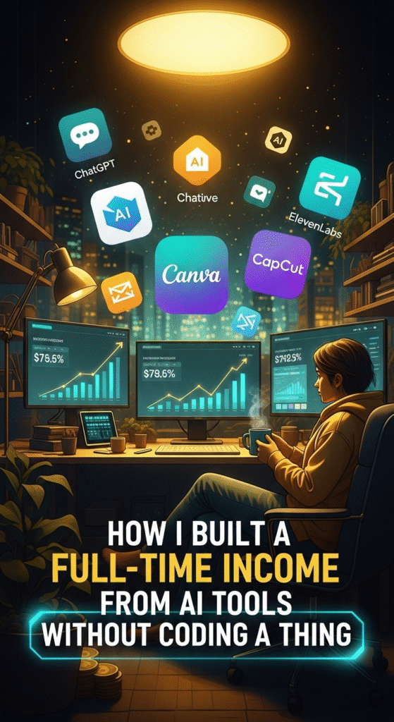 How I Built a Full-Time Income from AI Tools Without Coding a Thing