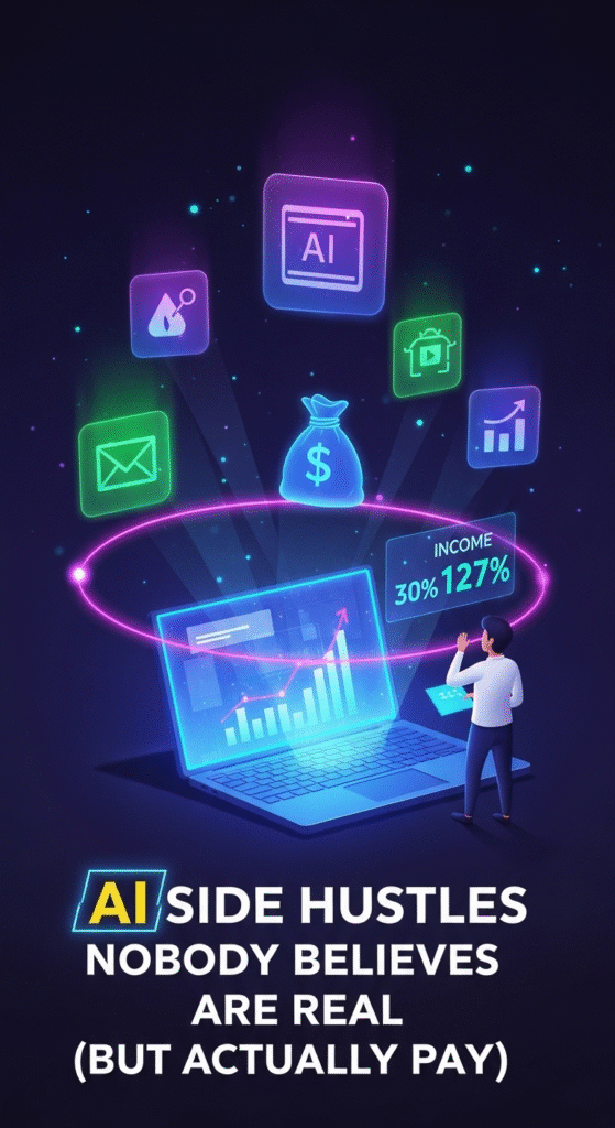 AI Side Hustles Nobody Believes Are Real (But Actually Pay)