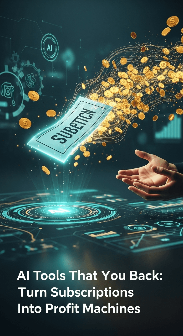 AI Tools That Pay You Back: How to Turn Subscriptions Into Profit Machines
