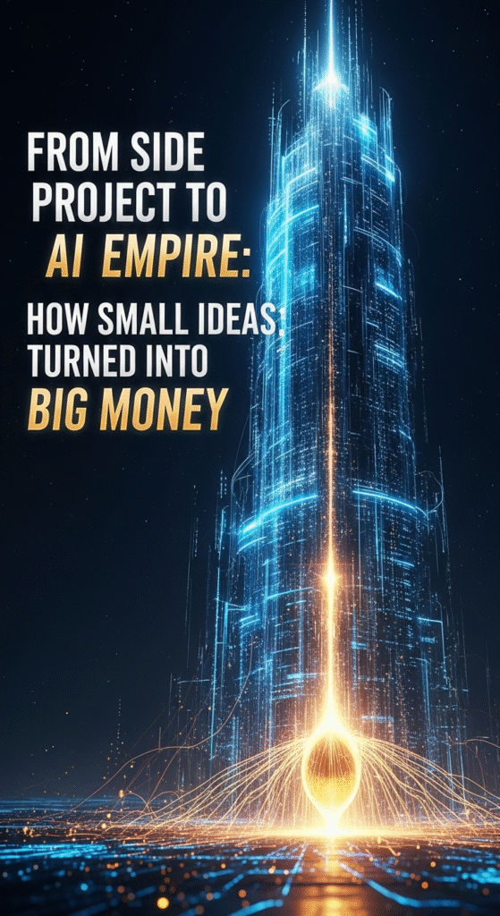 From Side Project to AI Empire: How Small Ideas Turned into Big Money