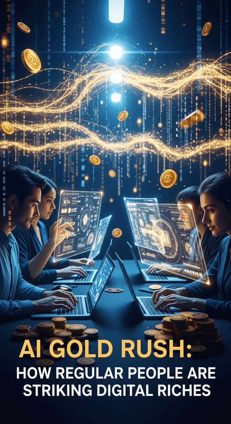 AI Gold Rush: How Regular People Are Striking Digital Riches