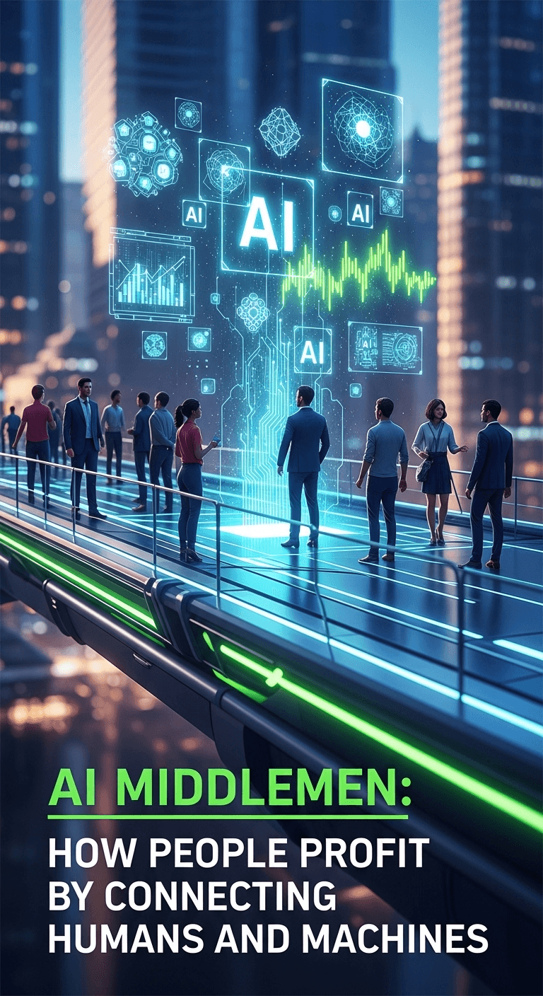 AI Middlemen: How People Profit by Connecting Humans and Machines