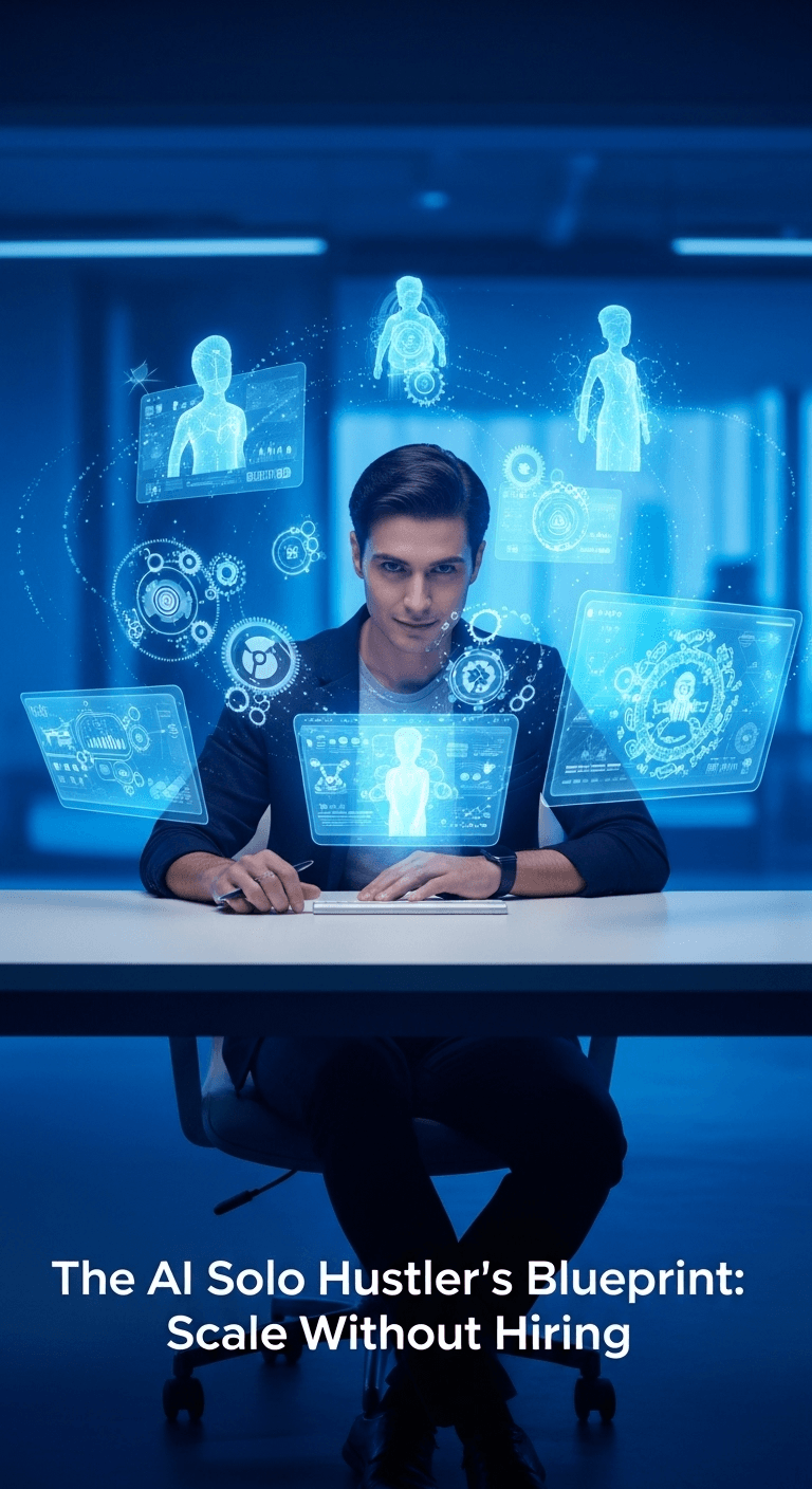 The AI Solo Hustler’s Blueprint: How to Scale Without Hiring