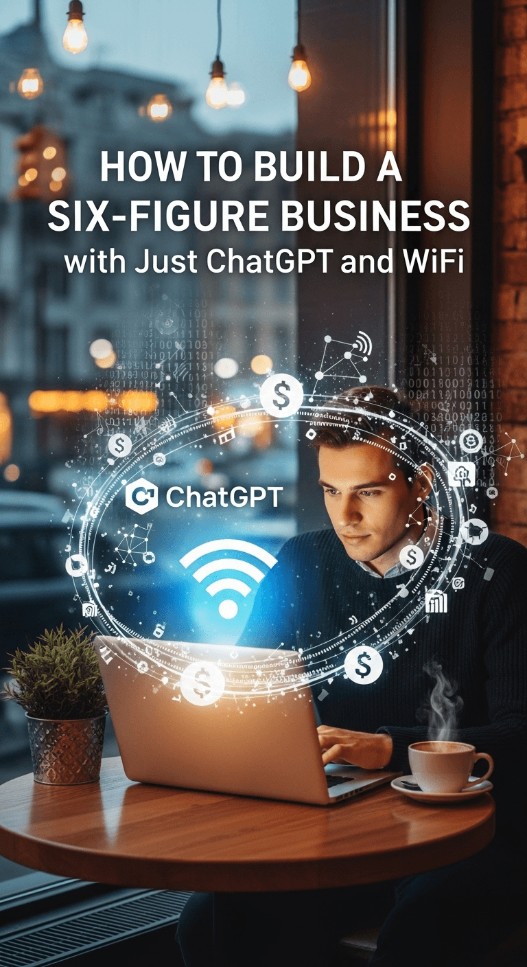 How to Build a Six-Figure Business with Just ChatGPT and WiFi