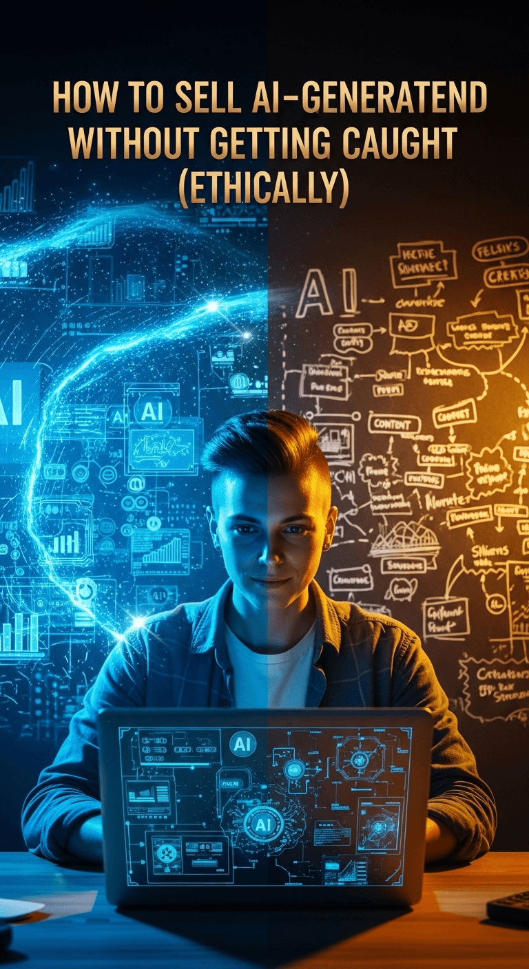 How to Sell AI-Generated Content Without Getting Caught (Ethically)