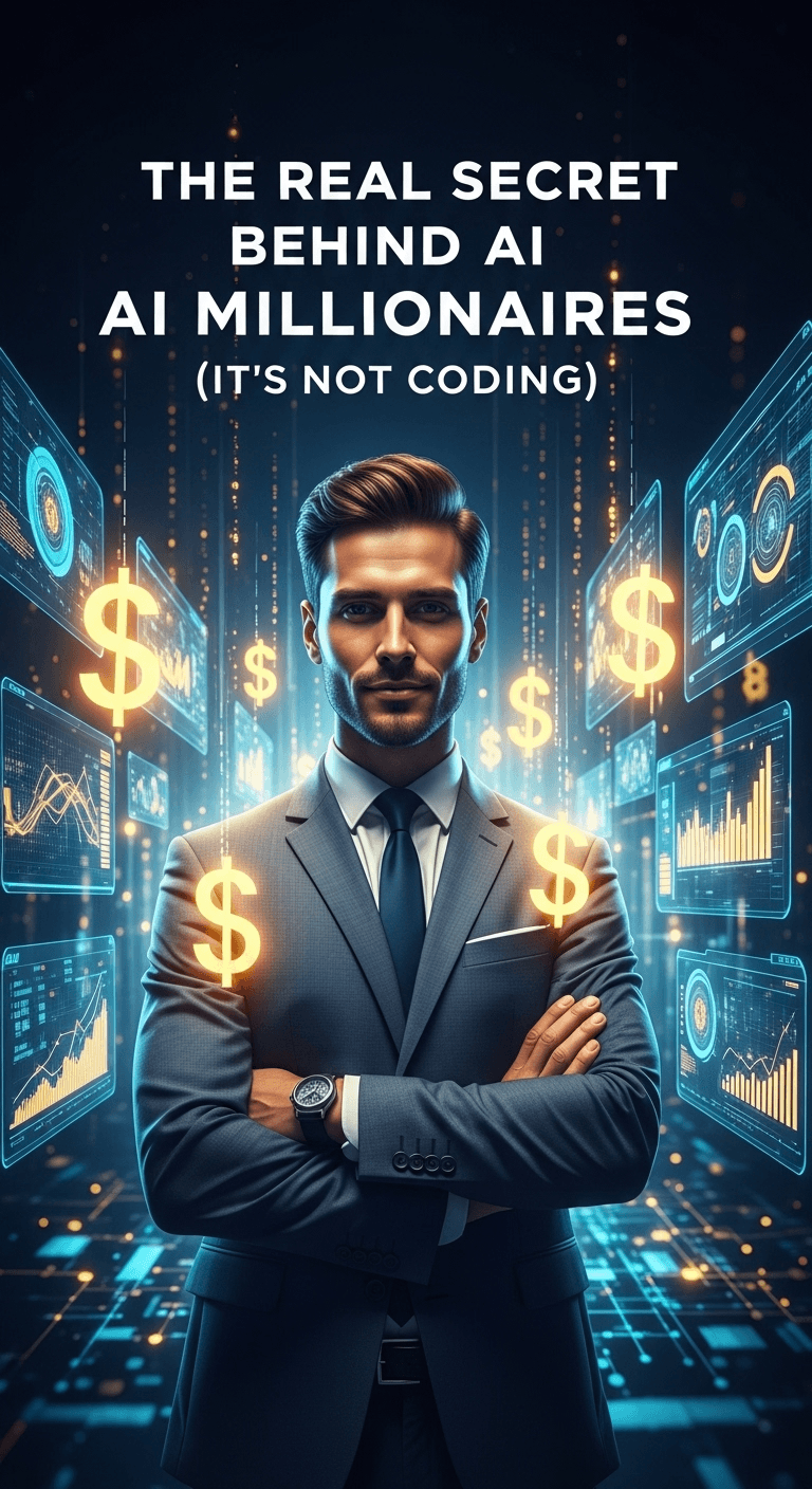 The Real Secret Behind AI Millionaires (It’s Not Coding)
