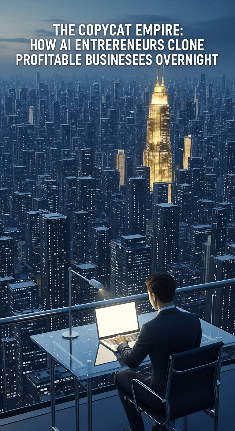 The Copycat Empire: How AI Entrepreneurs Clone Profitable Businesses Overnight