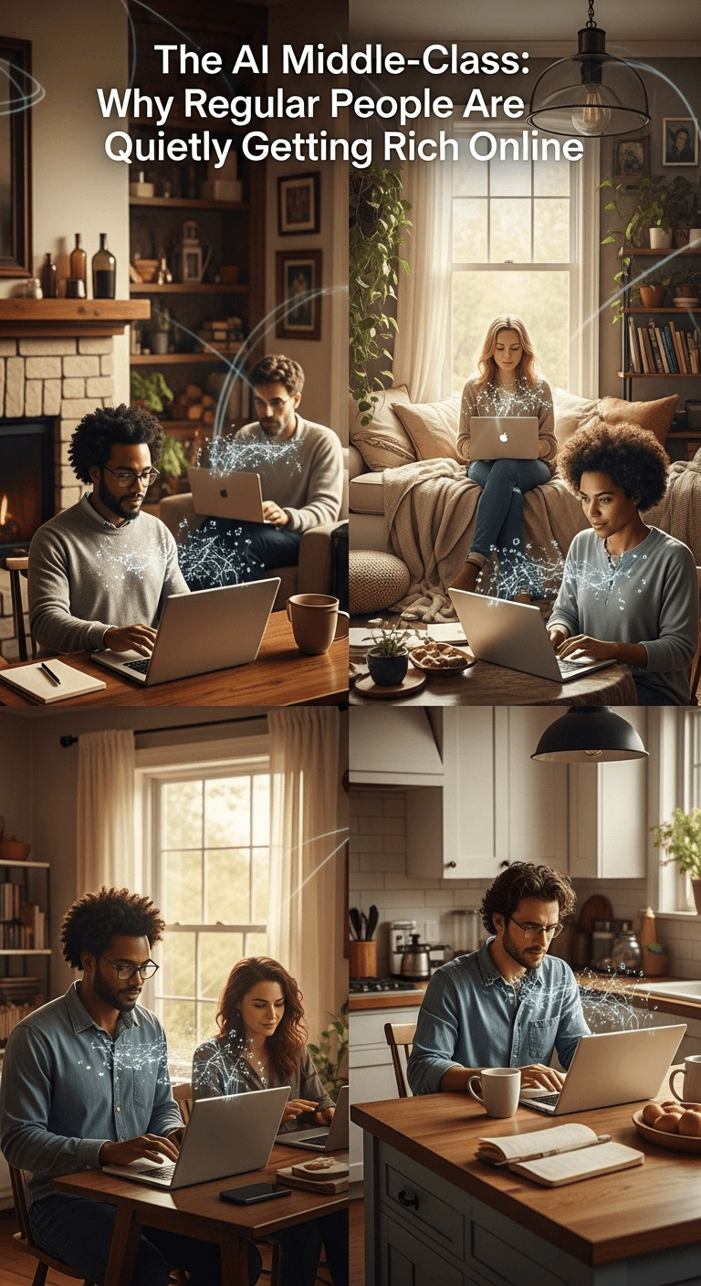 The AI Middle-Class: Why Regular People Are Quietly Getting Rich Online