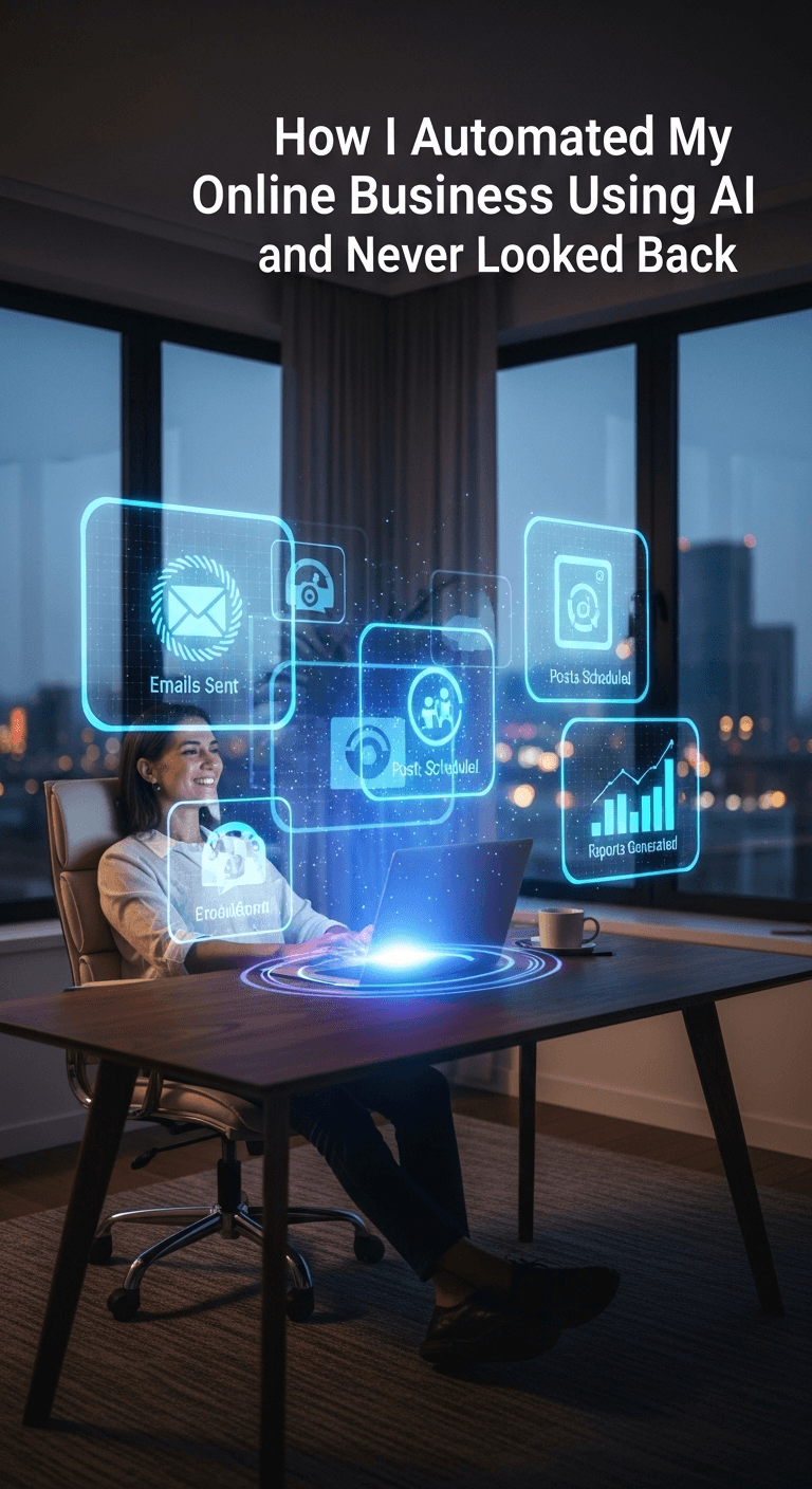 How I Automated My Online Business Using AI and Never Looked Back