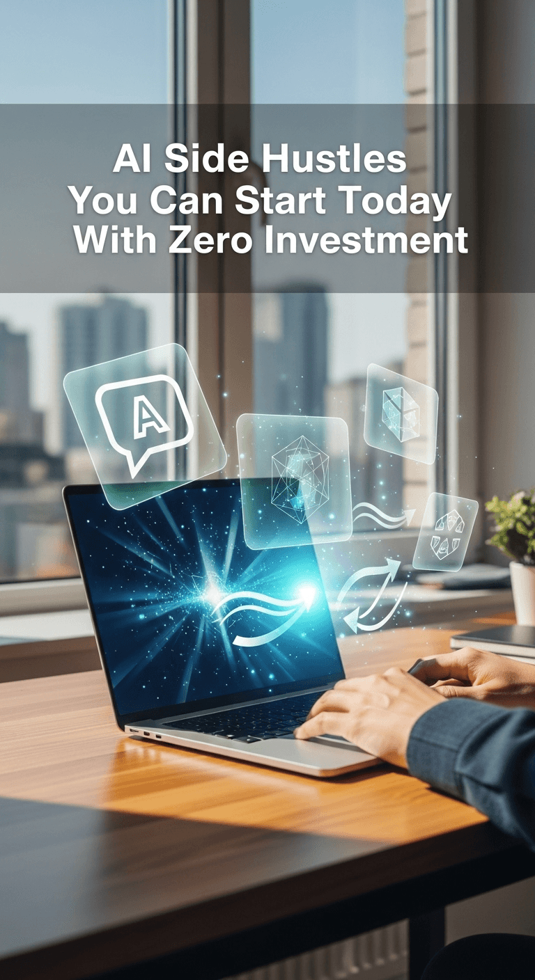 AI Side Hustles You Can Start Today With Zero Investment