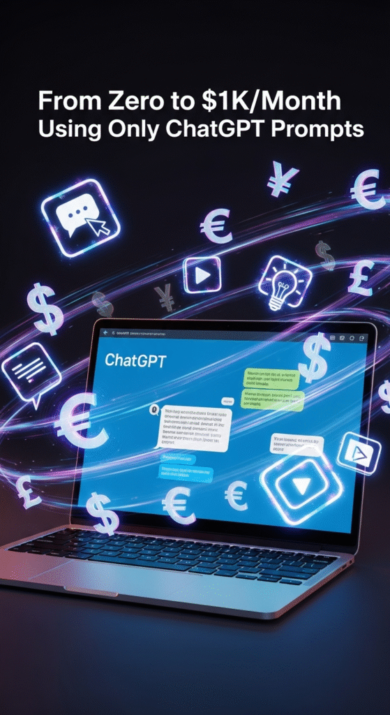 From Zero to $1K/Month Using Only ChatGPT Prompts