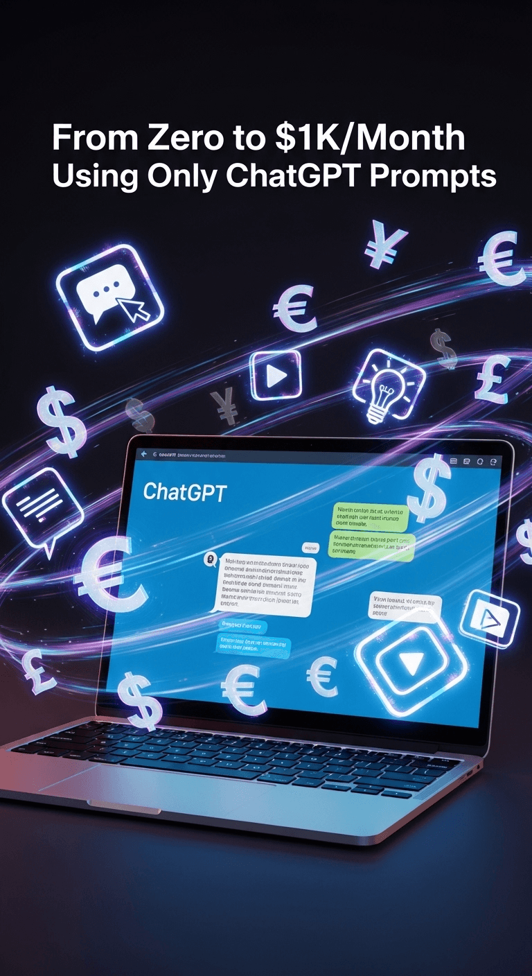 From Zero to $1K/Month Using Only ChatGPT Prompts