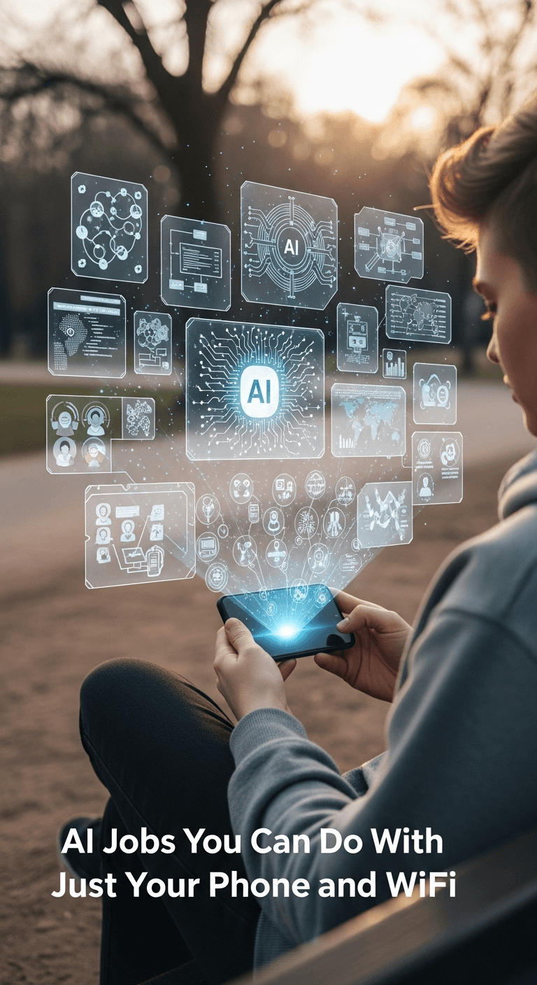 AI Jobs You Can Do With Just Your Phone and WiFi