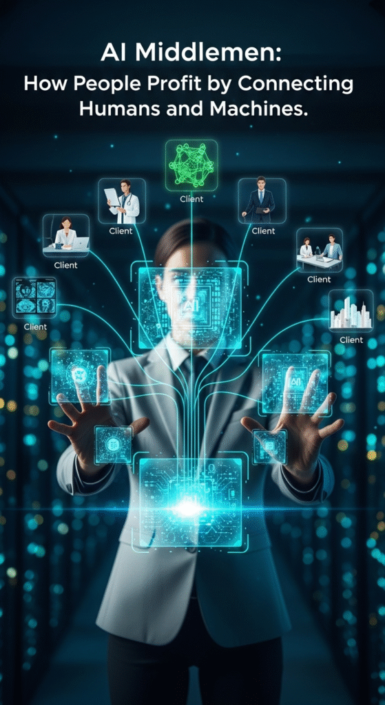 AI Middlemen: How People Profit by Connecting Humans and Machines