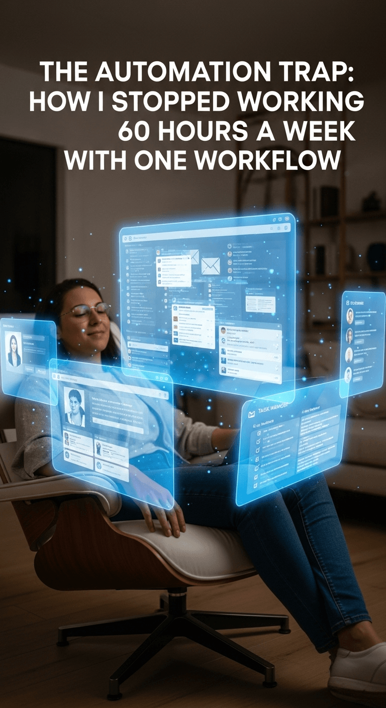 The Automation Trap: How I Stopped Working 60 Hours a Week With One Workflow