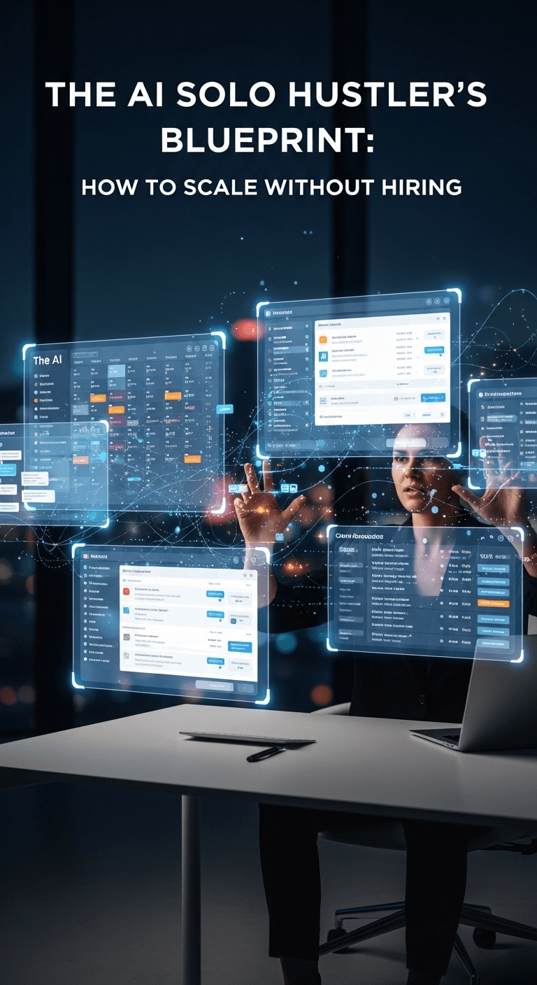 The AI Solo Hustler’s Blueprint: How to Scale Without Hiring