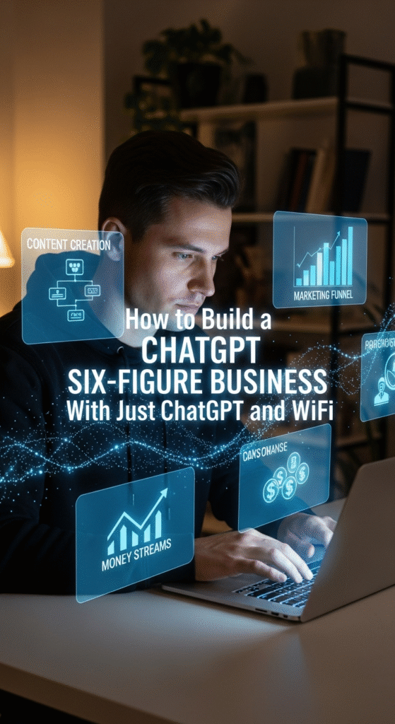 How to Build a Six-Figure Business With Just ChatGPT and WiFi