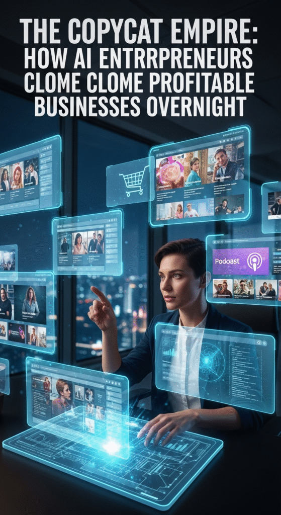 The Copycat Empire: How AI Entrepreneurs Clone Profitable Businesses Overnight