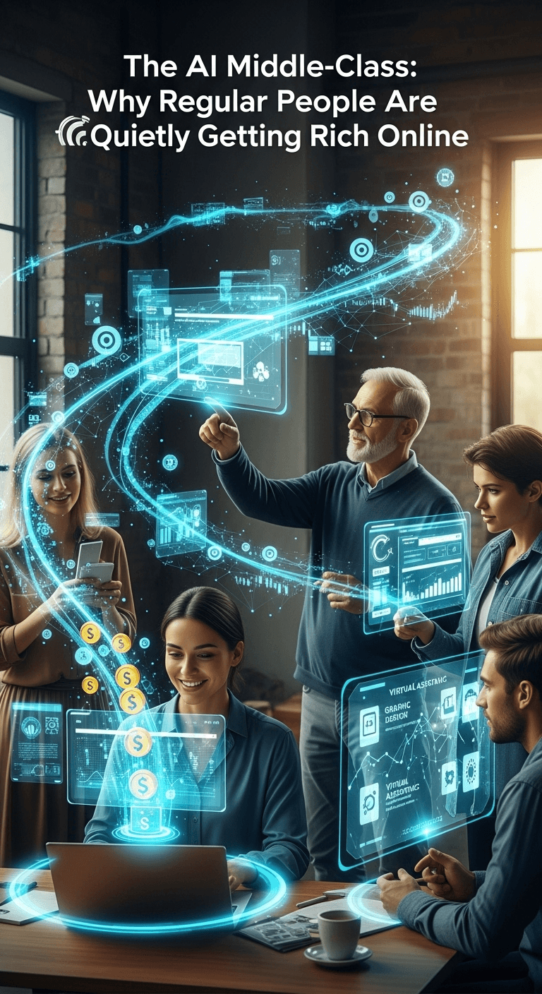 The AI Middle-Class: Why Regular People Are Quietly Getting Rich Online