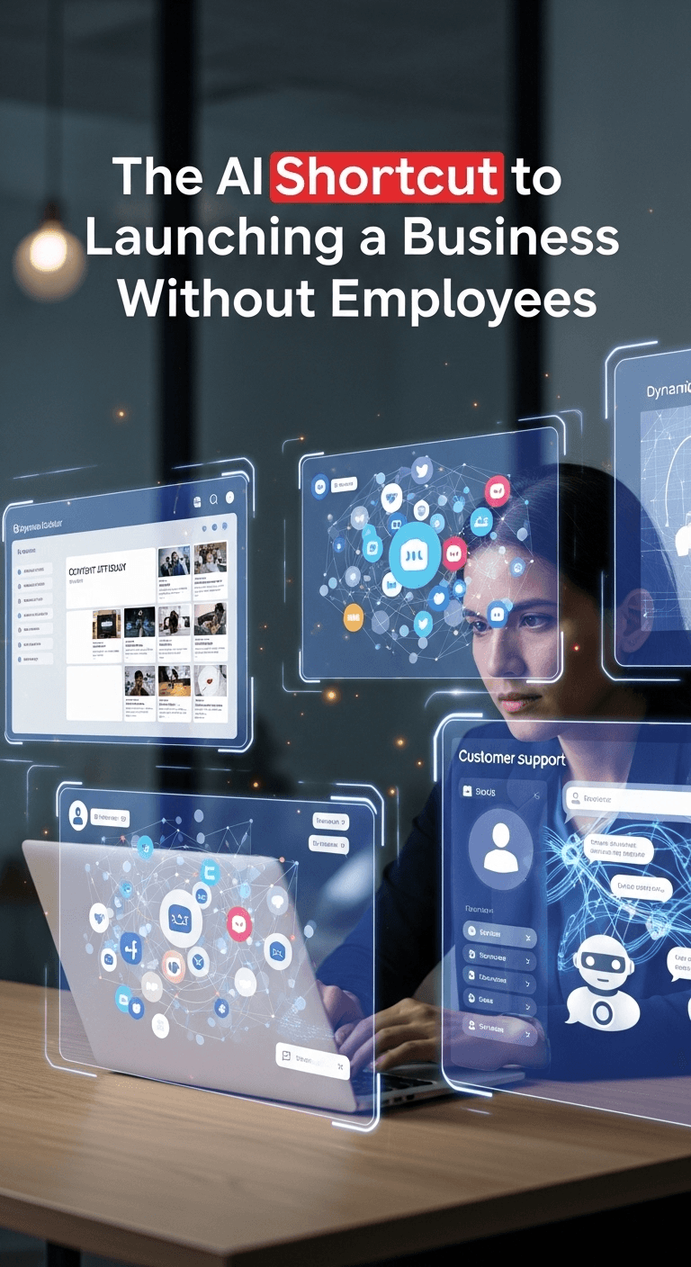 The AI Shortcut to Launching a Business Without Employees
