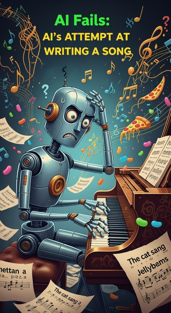 AI Fails: AI’s Attempt at Writing a Song