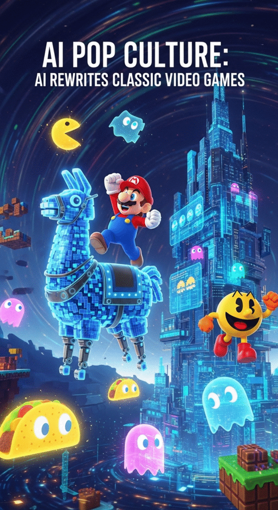 AI Pop Culture: AI Rewrites Classic Video Games