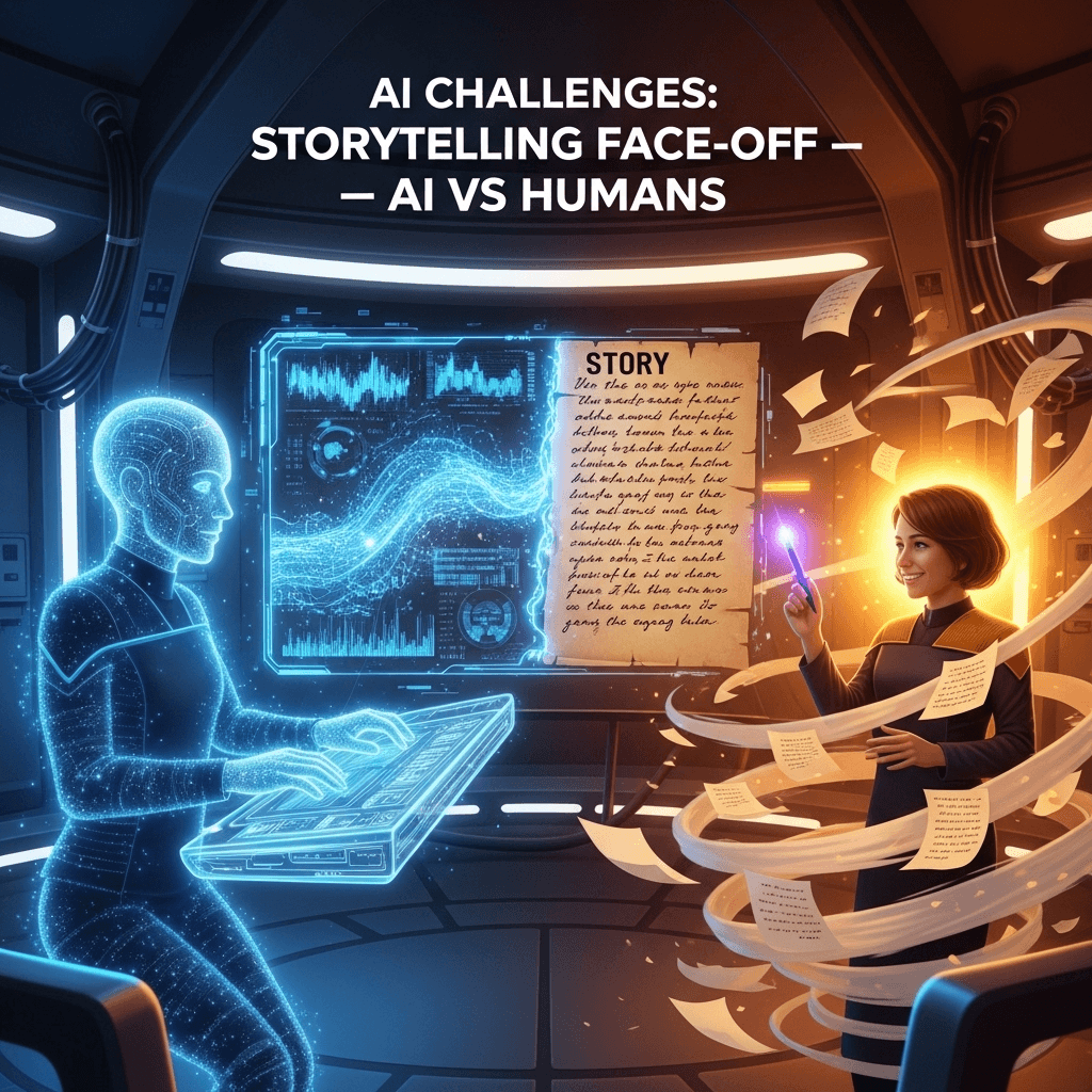AI Challenges: Storytelling Face-Off — AI vs Humans