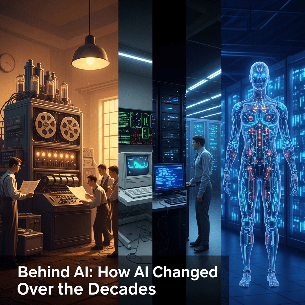 Behind AI: How AI Changed Over the Decades