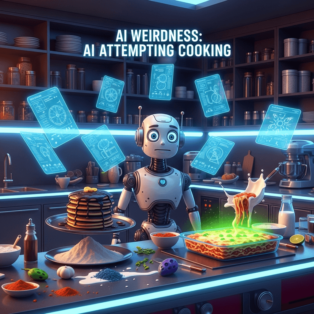 AI Weirdness: AI Attempting Cooking
