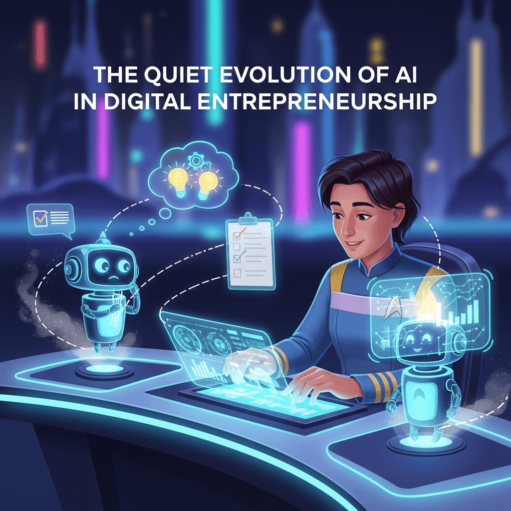 The Quiet Evolution of AI in Digital Entrepreneurship