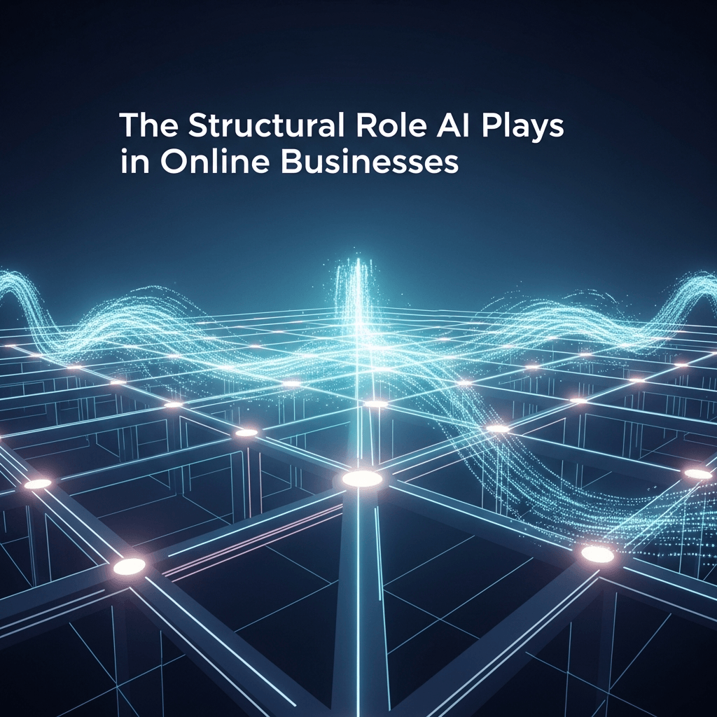 The Structural Role AI Plays in Online Businesses