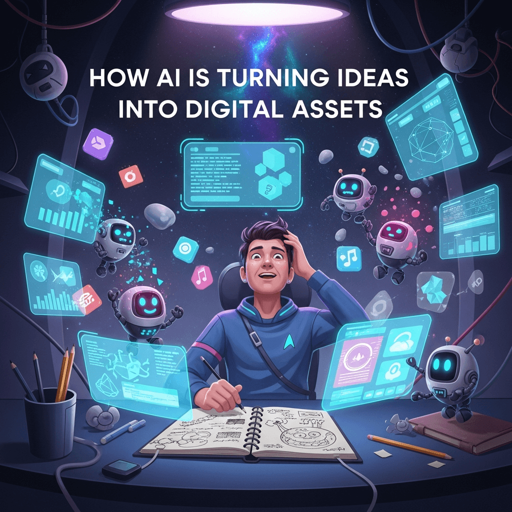 How AI Is Turning Ideas Into Digital Assets