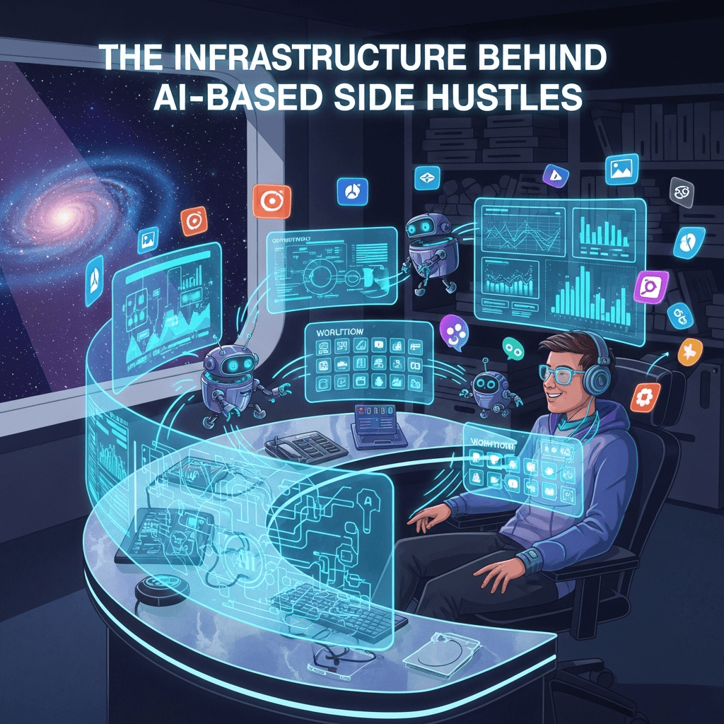 The Infrastructure Behind AI-Based Side Hustles
